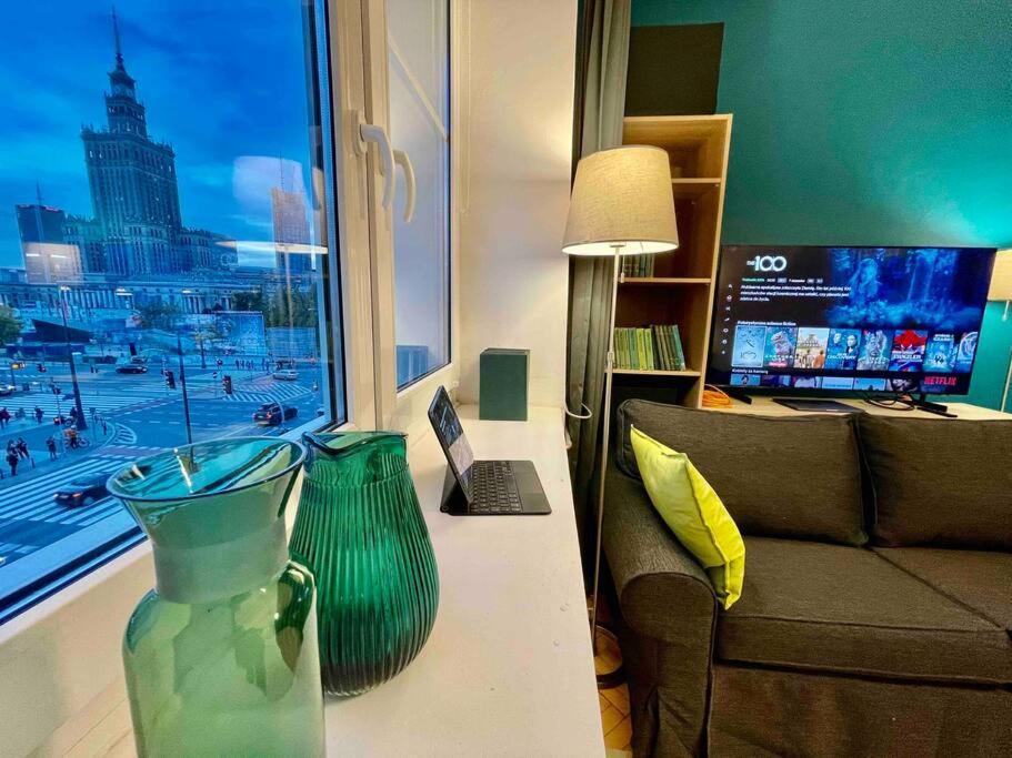 Super Square Metro X2 Fast Wifi 55'Tv Netflix Hbo Appletv+ Amazontv Apartment วอร์ซอ ภายนอก รูปภาพ